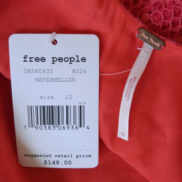 Free People Match Point Watermelon Midi Dress - Picture 6 of 7
